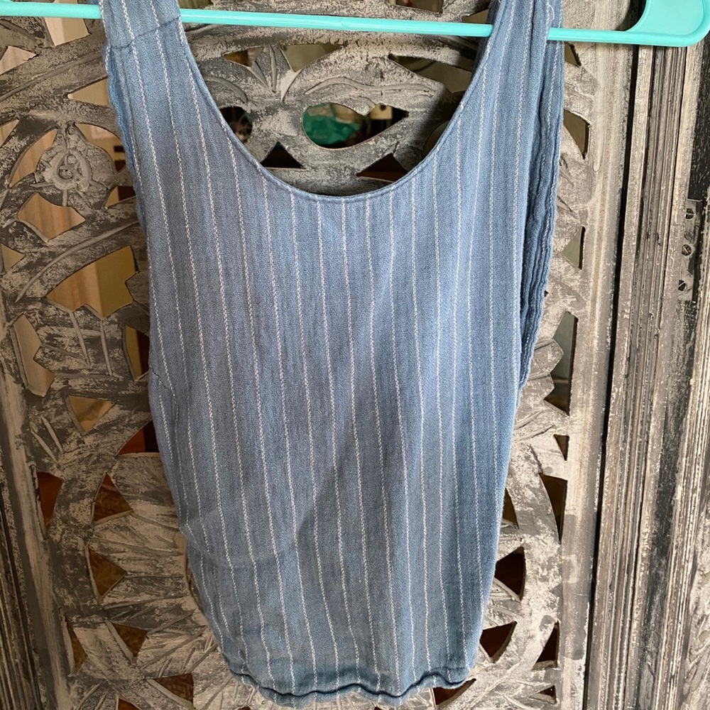 Open back crop top